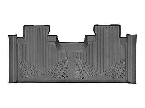 WeatherTech Custom Fit FloorLiners for Ford F-150, F-150, F-150 Raptor - 2nd Row (446973), Black