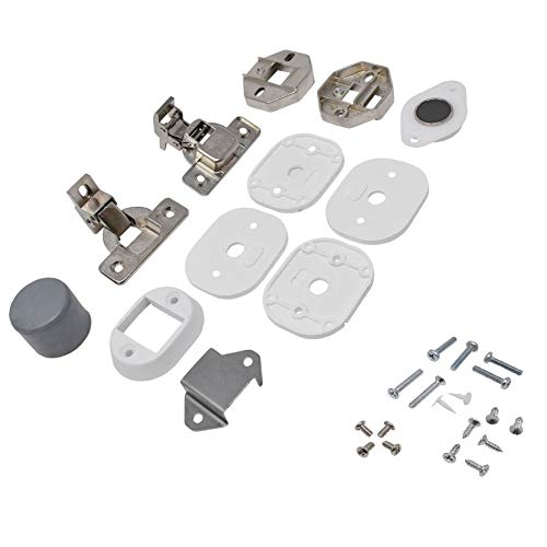 sparefixd Installation Door Hinge Cupboard Kit to Fit Hotpoint Washing Machine