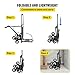 VEVOR Carro para Subir Escaleras Plegable 150 kg, Carretilla Mano 6 Ruedas...