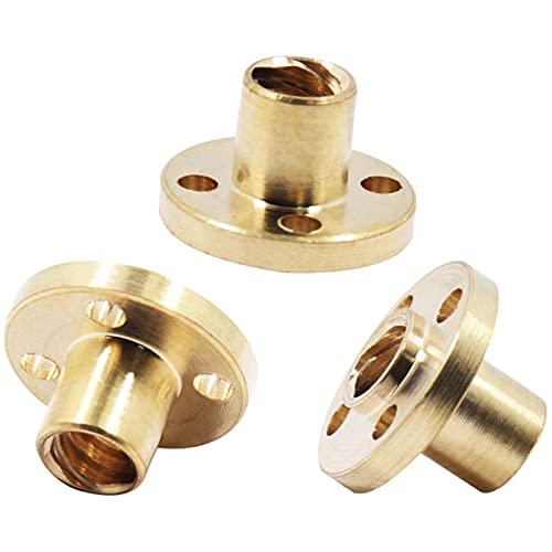 Lysee 3D Printer Parts & Accessories - T8 Screw Vertical Kit 3D Printer Parts Bearing Bracket Horizontal for Trapezoidal T8 Lead Screw+Screw+Coupling - (Size: 0.1MM, Color: Gray)