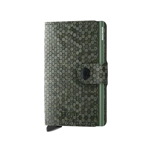 miniwallet hexagon green