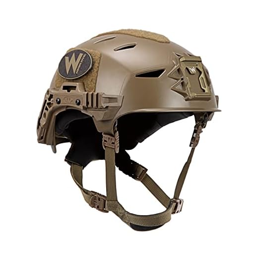 Team Wendy EXFIL® LTP Bump Helmet Rail 3.0, Size 1 M/L, Color Coyote Brown