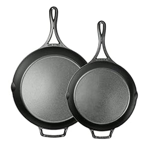 SKILLET SET CAST IRN BLK