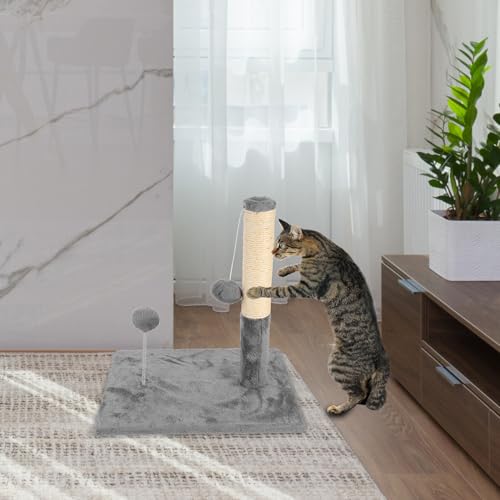 Rascador para Gatos INOOMP Grande con Sisal Integrado Gris miniatura 4
