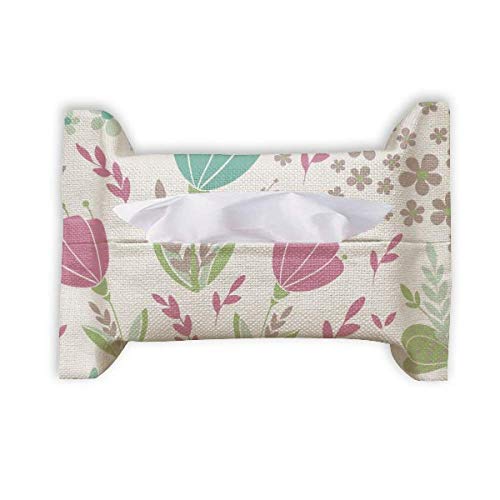 Serviette en papier pour le visage motif fleurs idéale pour invités et soin