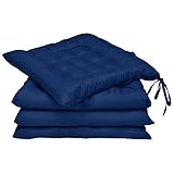 𝐏𝐅𝐋𝐄𝐆𝐄𝐋𝐄𝐈𝐂𝐇𝐓 – Die Stuhlauflage hat einen pflegeleichten Bezug und lässt sich bei 30°C per Handwäsche reinigen. Der Bezug des Sitzkissens besteht auf 100% Polyester und die Füllung aus 100% Polyfasern.