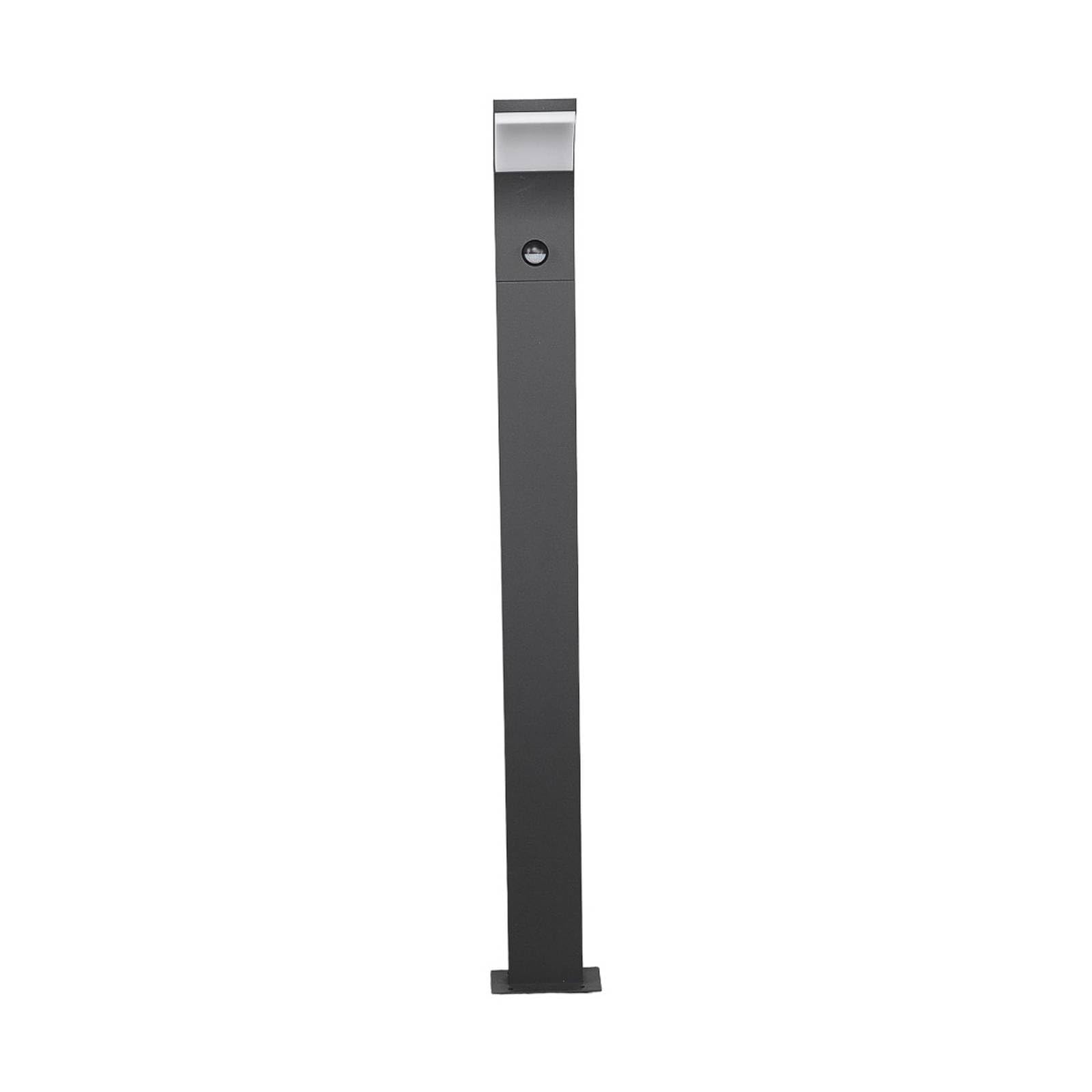 LED Lámpara para exterior 'Timm' (Moderno) en Negro hecho de Aluminio (1 llama,) de Lucande | iluminación de senderos, baliza, iluminación de senderos, farola