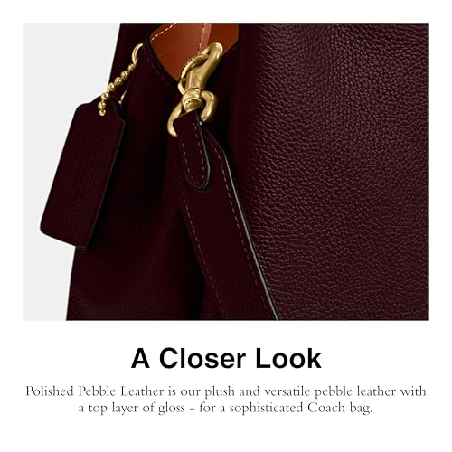 Coach Lana Shoulder Bag 23, B4/Merlot4