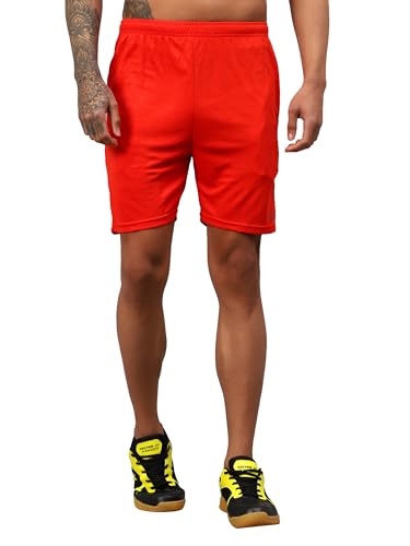 Image of Vector X OMS-158 Mens Solid Pattern Regular Dry Fit Athletic, Running, Gym, Outdoor, Workout Training Light Weight Sports Active Shorts