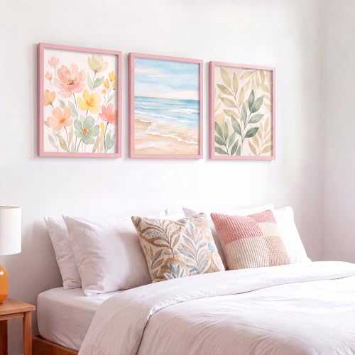 Image of LaVie Home 12x16 Picture Frame for Wall Display, 12x16 Pink Picture Frame with HD Plexiglas, 12 x 16 Poster Frame 1 Pack, Display Frame for Vertical or Horizontal, Classic Collection