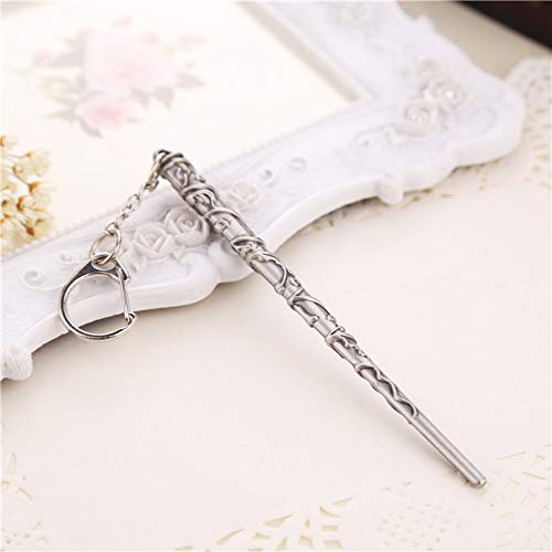 Moonnight Store Magic Wand Necklace Keychain Key Chain Hermione Dumbledore Voldemort Elder Wand Pend