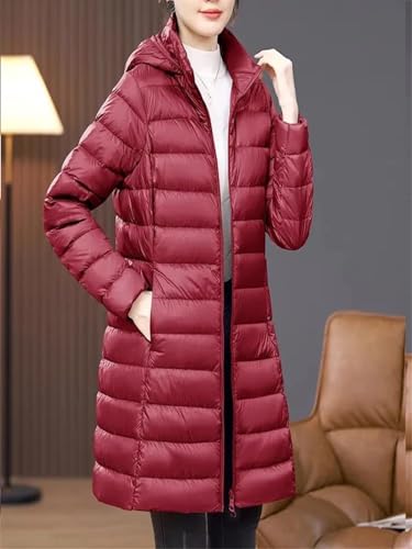 Cozy up with the Women's Lightweight Packable Down Coat – Stylish, Comfortable, Perfect for Winter Adventures! - Image 2