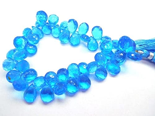 Perles bleu hydro LKBEADS sans éclats pour éviter les ruptures de fil