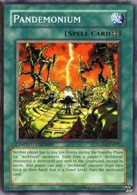 pandemonium yugioh card Amazon.com: Yu-Gi-Oh! - Pandemonium (GLD1-EN037) - Gold Series 1 - Limited  Edition