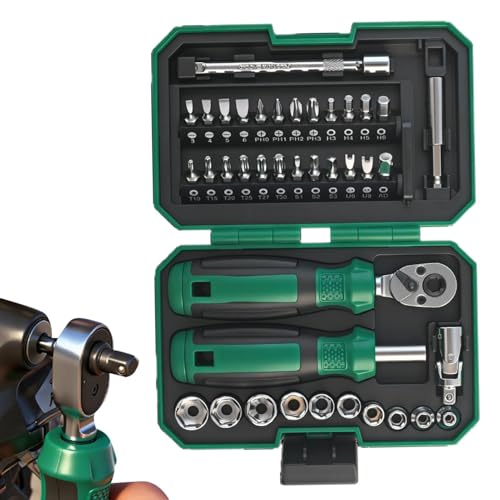 Jeu de clés à cliquet magnétiques kit de clés multifonctionnelles garage auto