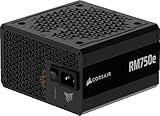 CORSAIR RM750e ATX 3.1 PCIe 5.1 Ready Fully Modular 750W Power Supply – 12V-2x6 Cable Included,...
