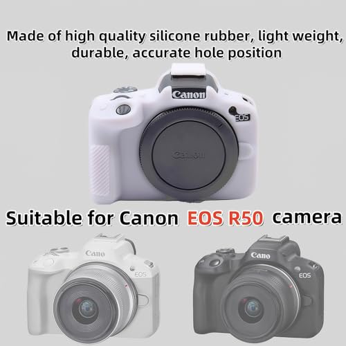 Funda de silicona blanda para Canon EOS R50 color rosa miniatura 2