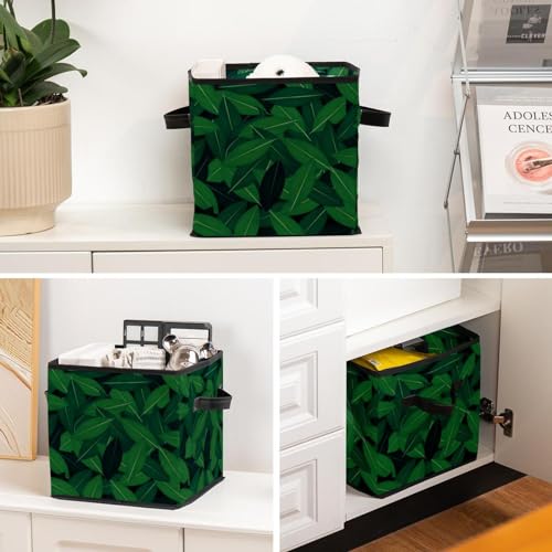Boîte rangement tissu cube pliable pour optimiser vos placards vides - 6