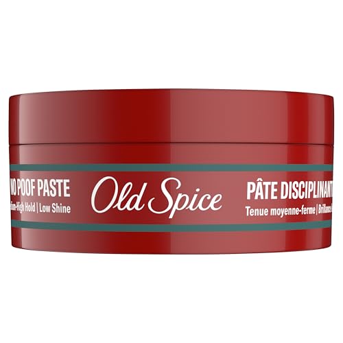 Old Spice Mens Hair Paste, No-Poof Paste for Men, Medium-High Hold, Low Shine, Hair Styling, 2.22 oz - image 8