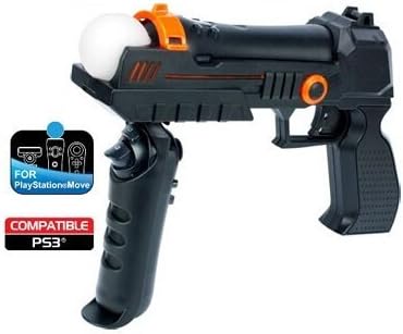 Precision Light Shot Gun Motion Controller for Sony Playstation PS3 Move Shooting Game Black