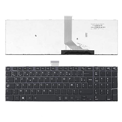 Clavier Français AZERTY Toshiba Satellite C70 Réparer Touche Bloquée Cadre Noir Brillant