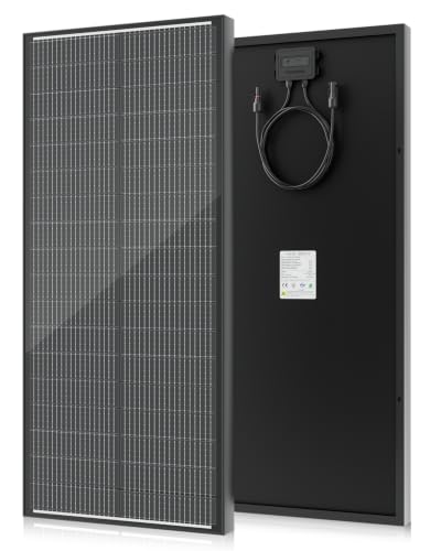 Rvpozwer 18BB 100 Watt Solar Panel, N-Type 12V 100W Solar Panel, 25% High Efficiency Monocrystalline...