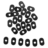 STAHAD 25pcs Black Zinc Plated Sliding T-Slot Nuts 1/4-20 Thread Metal Fasteners for Industrial Use and DIY Projects