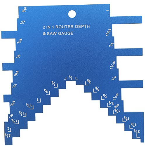 jojofuny medidor profundidad cepilladora calibre profundidad paso para mesa cerca la mesa del enrutador serra circular sierras circulares accesorios pesca banco trabajo