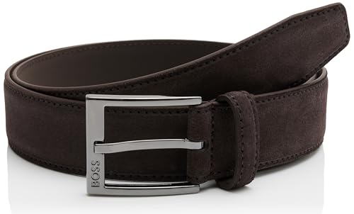 Image of BOSS Men's Belt, Dark Brown 201, 95