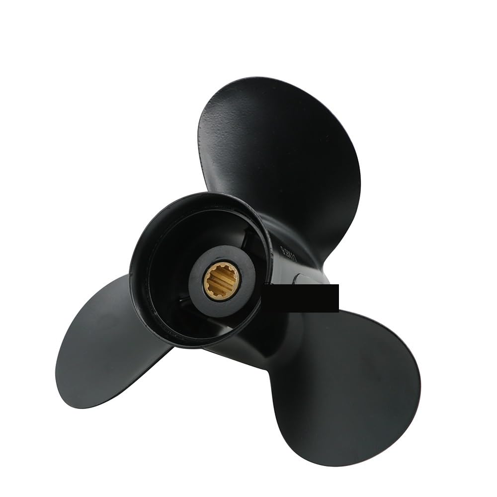 Elica 9.9x11 per Tohatsu per Mercury per Nissan 25HP 28HP 30HP Motore fuoribordo in lega di alluminio 10 Spline 3R0B645230 Accessori per motori fuoribordo
