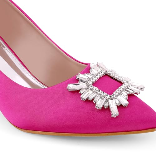 Image of Lino Perros Womens Lino Perros Crystal Broach Pumps Heeled Sandal