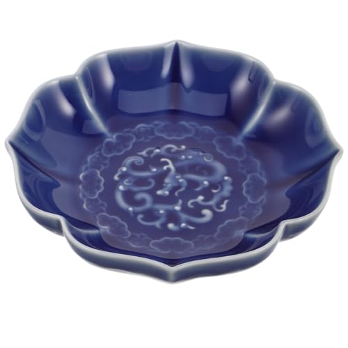 CRAFTHROU Plato De Frutas Aperitivos Retros Quitasol Base De Pantalla Fondo Luminoso Cuenco De Condimentos Aperitivos Pantalla De Bombilla Aperitivos De Frutos Secos Póster Juguete Porcelana