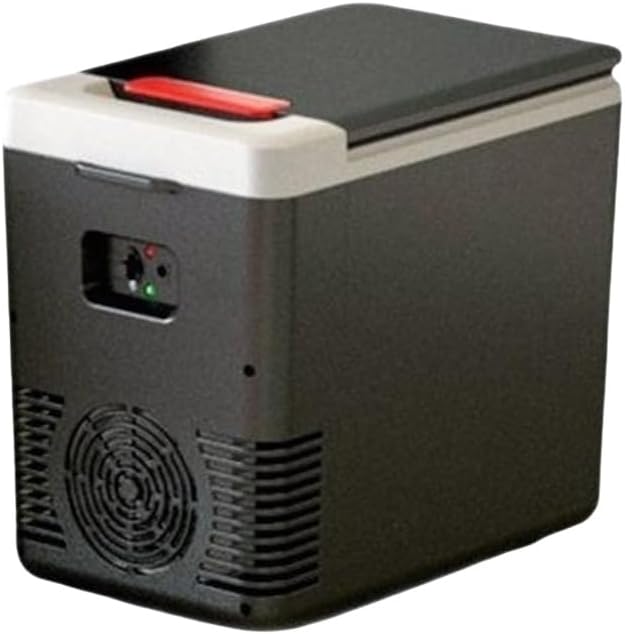 Portable Car Refrigerator, Plug In Cooler, 12 DC, 110~240V AC, Fast Cooling & Heating, Dual-Use Electric Cooler for Travel, Home, Office, Road Trips, Camping