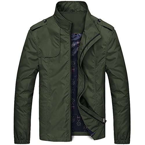 Veste de moto coupe-vent pour homme bomber de mi-saison imperméable et résistant modèle 5605-CN