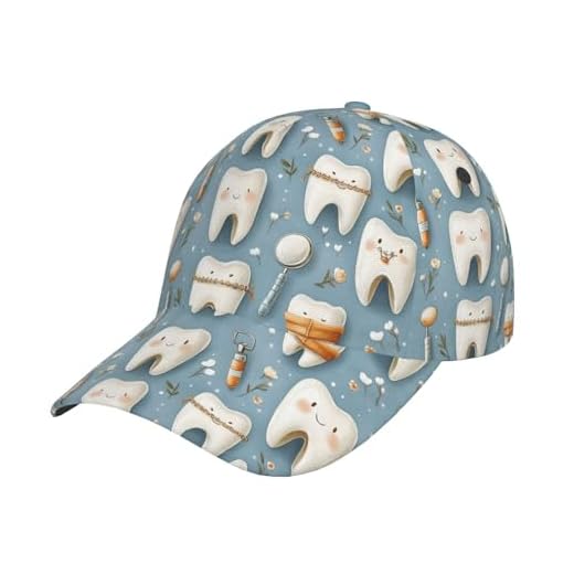 7 Cappelli Autunnali Discreti Perdita Uditiva 2025-2026 8 Berretto baseball stampa denti