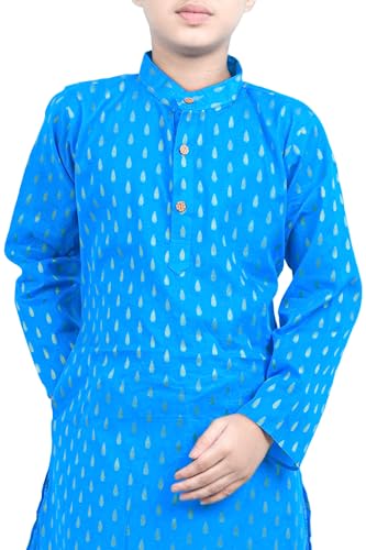 Image of Trendy and Stylish Printed Kids Kurta | Butik Designs for Fashionable Children