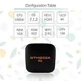 ★【Centro de TV (KODI17.3)】2.4G compatible, 802.1.1b/g/n, 4K 30fps/HEVC H.265/1080P/MPEG-4 Se admiten películas Wi-Fi. Skype chat, Picasa, Youtube, Flicker, Facebook, películas en línea, etc.