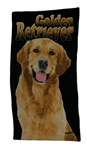Golden Retriever Dog Beach Towel