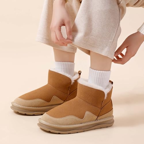 Image of KANAV Thick Winter Thermal Wool Socks (5 Pairs) - Comfy, Slouch Crew, Cozy, Warm Athletic Socks for Women