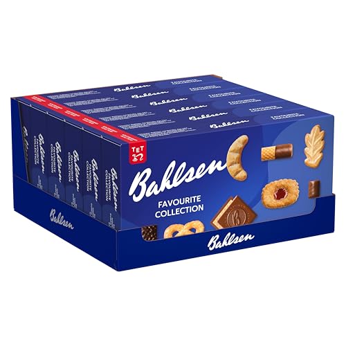 Bahlsen Favourite Collection S, 6er Pack, Knusprige Gebäck- und Waffelmischung mit Vollmilch- und edelherber Schokolade (6 x 161 g / 966 g)
