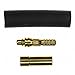 Pomona 73023 Brass Straight Crimp MMCX Plug, RG174/U and RG316/U Cable, 50 ohms Impedance (Pack of 5)