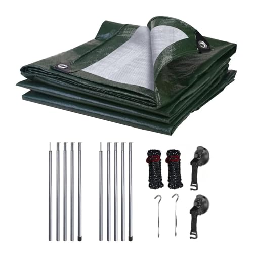 PBCGTFHJK Shade Net 2/3/4/5M Car Side Awning with Pole Outdoor Camping Tent Tarp Canopy Shade Sun Shelter Garden Sunshade net(D,2x3M)