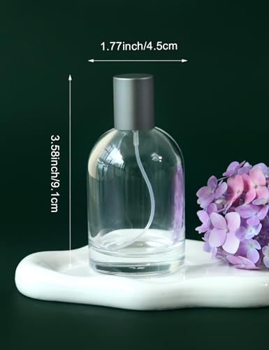 Botella de spray para perfume de vidrio 50 ml miniatura 4