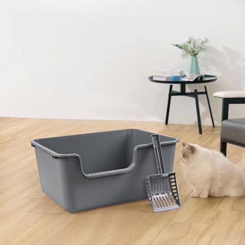 Arenero para gatos Kekow 4 piezas acabado gris miniatura 5