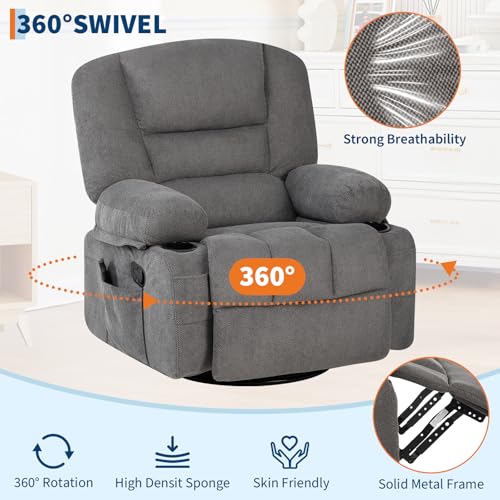 Sillón Plegable Confort Gris miniatura 7