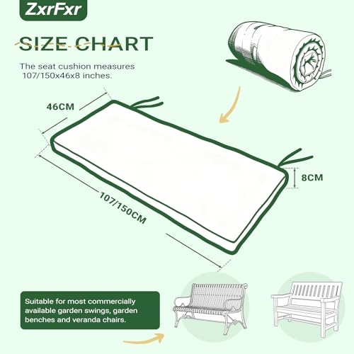 Coussin de banc de jardin imperméable mousse 8 cm matelas assise extérieur noir - 8
