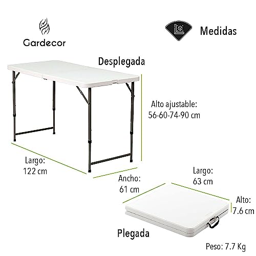 Listado y reviews de Mesas Plegables ajustables en altura listamos los 10 mejores. 15 Imagen adicional