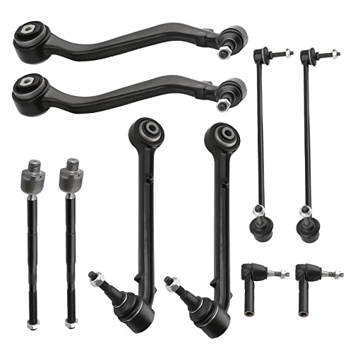 maXpeedingrods 10Pc Front Lower Forward Rearward Control Arm for Chevy Camaro 2010-2015, Suspension Kit Control Arm w/Ball Joint Sway Bar Link Tie Rod End, Replace K621478 K621479 K621480 K621481