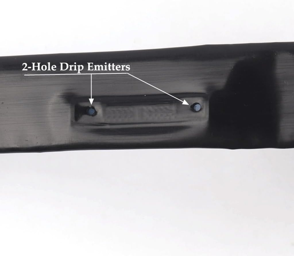 2-Hole Space 40cm Drip Tape Drip Irrigation System Kits, for Gardening Watering Kits Greenhouse Under Film Irrigation Drip Hose Accessories(50m Kits)