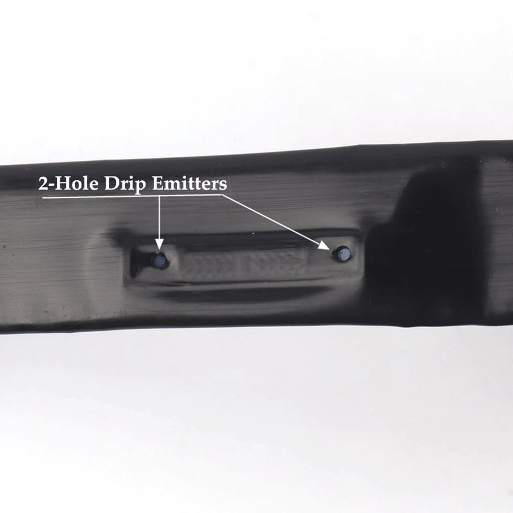 Tubo de riego por goteo, Manguera de goteo bajo película 16 mm 40 cm Espaciado 3 L PE 5-50 m(50m Kits)